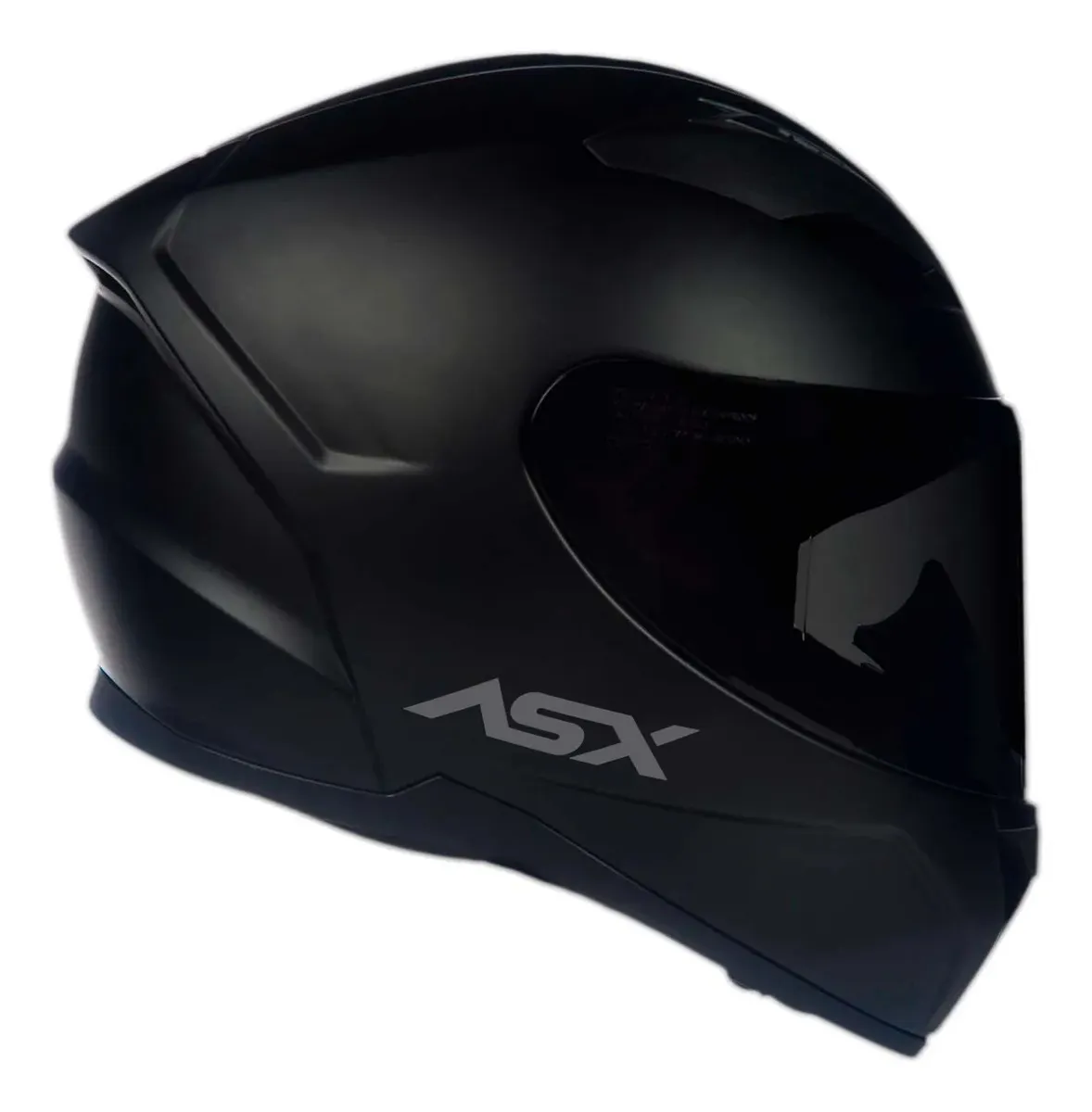 Capacete ASX City Solid Fosco Preto tamanho 54
